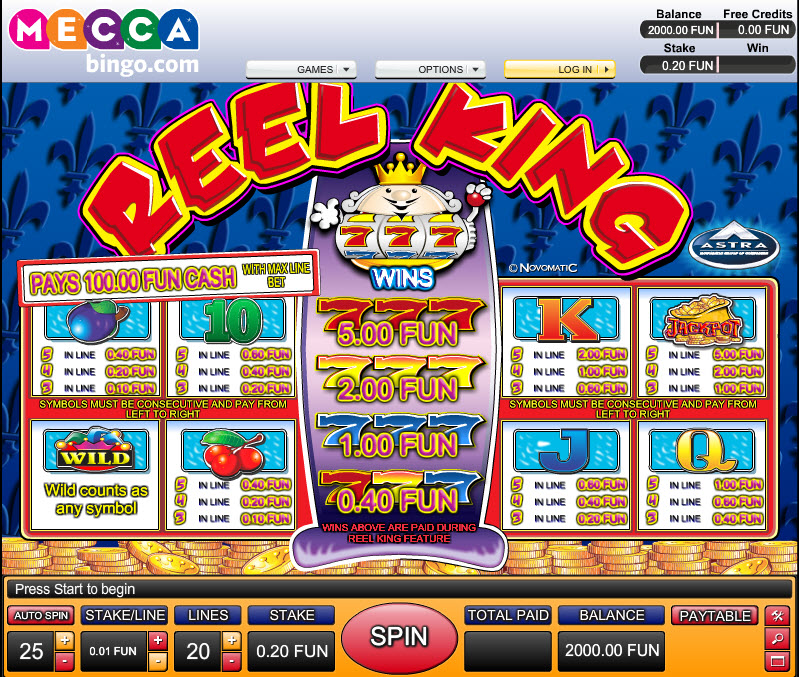 Free Slot Games At Mecca Bingo